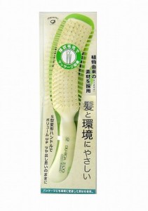 池本刷子工業　IKEMOTO　DU-BOA　デュボア　ECO　S  STYLE HAIR CARE BRUSH　S型ヘアケアブラシ　（DE1200）