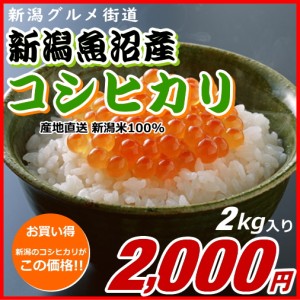 コシヒカリ 魚沼産 2000円分（2キロ） 新米 新潟米 1kg お米 新潟産 産地直送 米 コメ お歳暮 自宅用 ギフト 贈答 贈り物