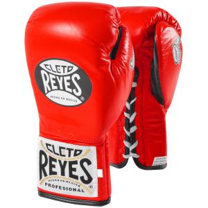 REYES レイジェス reyes ボクシング グローブ 本革 レッド オンス oz ボクシンググローブ 赤 格闘技 MMA メキシコ製 公式 Cleto Reyes