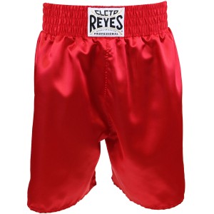 REYES レイジェス reyes ボクシング パンツ レッド ボクシングハーフパンツ ボクシングトランクス 格闘技 メキシコ製 公式 赤 試合 練習