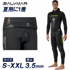 Salvimar サルビマー ウェットスーツレディース メンズ 3.5mm セミドライ フルスーツ パンツ DROP CELL ウエットスーツ