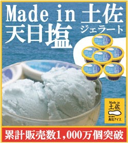 高知アイス　天日塩ジェラート６個/塩アイス/Made in土佐/カップアイス