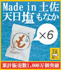 高知アイス　天日塩もなか６個/塩アイス/Made in土佐/モナカ/アイス