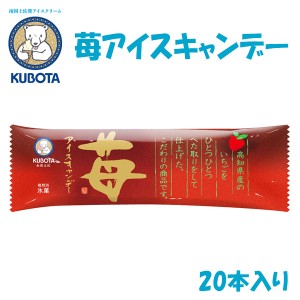 苺アイスキャンデー　20本入／久保田食品 サイズ3 アイス 添加物不使用