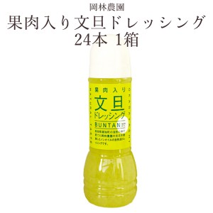 果肉入り文旦ドレッシング　24本　高知　岡林農園／ノンオイル／ぶんたん／