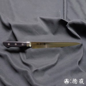 筋引　黒ハンドル　210mm/両刃/ＡＵＳ８/黒ハンドル/日本製/徳蔵刃物・TOKUZO KNIVES・JAPAN・Kitchen Knives・包丁