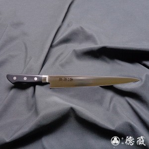 筋引　黒ハンドル　240mm/両刃/ＡＵＳ８/黒ハンドル/日本製/徳蔵刃物・TOKUZO KNIVES・JAPAN・Kitchen Knives・包丁