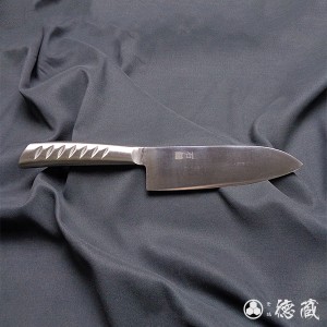 三徳オールステンレス包丁　170mm/両刃/420J2/ステンレス/日本製/徳蔵刃物・TOKUZO KNIVES・JAPAN・Kitchen Knives・包丁