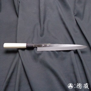 青二　柳刃包丁　朴八角柄　240mm/片刃/青紙2号/朴/日本製/徳蔵刃物・TOKUZO KNIVES・JAPAN・Kitchen Knives・包丁