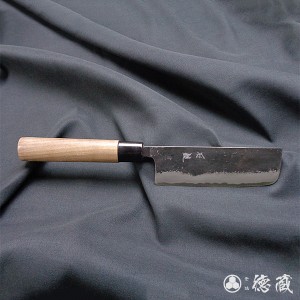 菜切ハガネ包丁　120mm/両刃/青紙1号/胡桃/日本製/徳蔵刃物・TOKUZO KNIVES・JAPAN・Kitchen Knives・包丁