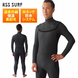 [22-23] RSS SURF セミドライスーツ ウェットスーツ メンズ ノンジップ サーフィン 5mm×3mm ウエット