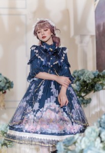 マーメイド花嫁春夏ワンカラーゴスロリワンピース ロリィタ OP Lolita ロリータ コスプレ ウェディングドレス日常服ゴスロリワンピース人