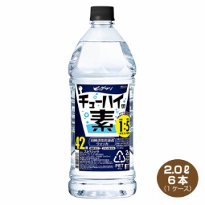 全国送料無料 ビッグマン チューハイの素 42% 2L×6本 1ケース 2000ml 合同酒精 大容量 業務用