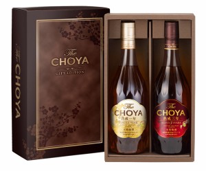 The CHOYA GIFT EDITION　チョーヤ 梅酒「The CHOYA 熟成一年」「The CHOYA 熟成三年」２本セット 贈答用　ギフトセット