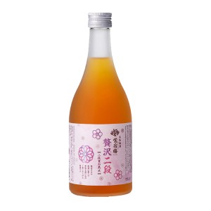 鴬宿梅 贅沢二段 14% 500ml リキュール 合同酒精 国産梅100％使用 鶯宿梅 贅沢梅酒