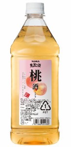 ニッカ 果実の酒 桃酒 15度 1800ml ペットボトル リキュール アサヒ カクテルコンク 業務用