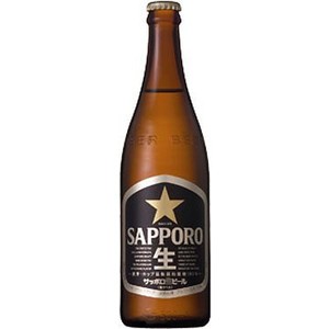 送料無料／サッポロ　黒ラベル　中瓶　500ml 20本入り1ケース(容器代込) 中びん ビール