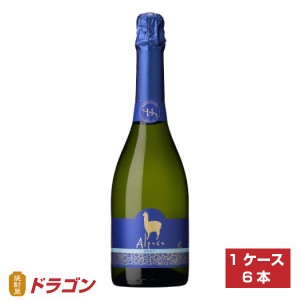 送料無料 サンタ・ヘレナ・アルパカ・スパークリング・ブリュット 750ml×6 チリ アサヒ お手頃ワイン