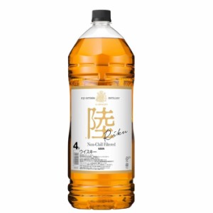 送料無料 キリン ウイスキー 陸 4000ｍl キリン 4L ウイスキーペットボトル 大容量 業務用