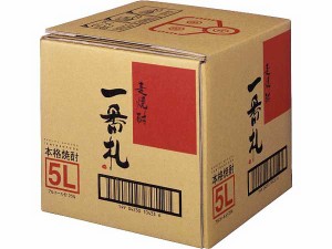 送料無料 麦焼酎 一番札 ５L バッグ・イン・ボックス 5000ml  アサヒ 業務用 大容量 BIB