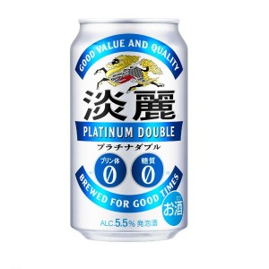 送料無料 キリン 淡麗プラチナダブル 350ml×24缶 1ケース 発泡酒