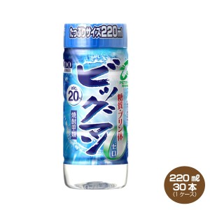 送料無料 ビッグマン 20度 220ml×30本 カップ 合同酒精 焼酎甲類