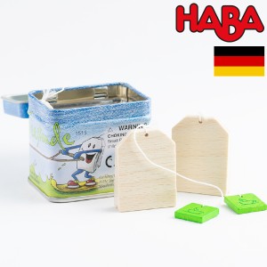 HABA ハバ  ミニセット ティーバッグ 4個入り 紅茶 缶 ドイツ 3歳 ブラザージョルダン おままごと 食材 ごっこ遊び サックリ 木製