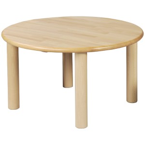 ブロック社 丸テーブル 75＜H51＞ 〜幼稚園・保育園にオススメなブロック社の木製子供用家具。耐久性が優れたテーブルです。【5歳児用】