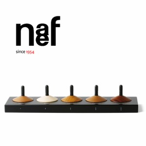 Naef ネフ社 木のコマ5個セット Holzkreisel 〜スイス・Naef（ネフ社）の5種類の木でできた美しい木目のこま5個セットです。