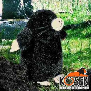 KOESEN ケーセン社 もぐら 立ち 4410 〜ドイツ・KOESEN/KOSEN（ケーセン社）の動物のぬいぐるみ。愛らしい表情のモグラのぬいぐるみです