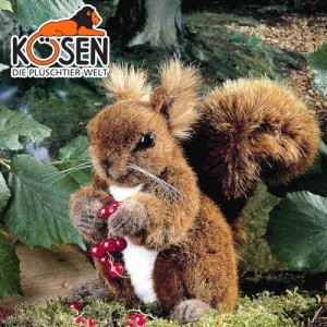 KOESEN ケーセン社 りす 3380 〜ドイツ・KOESEN/KOSEN（ケーセン社）の動物のぬいぐるみ。愛らしい表