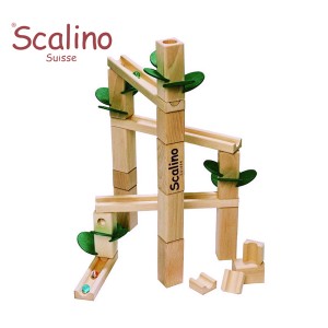 Scalino スカリーノ社 Scalino スカリーノ フォレスト 〜スイス製のピタゴラスイッチのように凝ったコースが作れる組み立て玉の塔「スカ