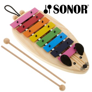 SONOR ゾノア社 マウスメタルフォン 〜ドイツ有数の打楽器メーカーSONOR（ゾノア社）の幼児楽器「オルフシリーズ」。初めて与える楽器こ
