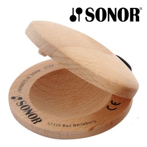 [メール便可] SONOR ゾノア社 カスタネット KIKA 〜ドイツ有数の打楽器メーカーSONOR（ゾノア社）の幼児楽器「オルフシリーズ」。