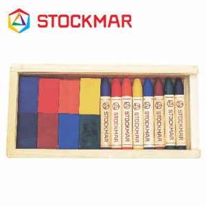 Stockmar シュトックマー社 蜜ろうクレヨン ブロック8色 スティック8色 木箱 〜ドイツ、Stockmar（