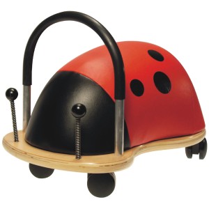 Wheely Bug ウィリーバグ てんとう虫 S 〜乗って、押して、抱きついて！キュートな足けり乗用玩具「ウィリーバグ てんとう虫」。1歳半頃