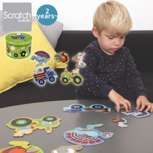 Scratch スクラッチ スタートパズル ファーム 2歳 3歳の男の子