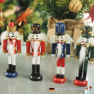 Kimmerle キマール社 クリスマス 木製オーナメント くるみ割り人形 10cm