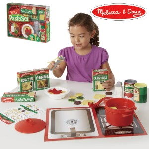 Melissa & Doug メリッサ＆ダグ おままごと パスタセット ~ ３歳、4歳のお誕生日やクリスマスプレゼント。