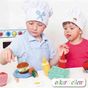 Oskar & Ellen オスカー&エレン クッキングセット ~ 2歳3歳の男の子、女の子のお誕生日やクリスマスのプレゼントに人気、オススメのおま