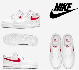 ナイキ NIKE nike スニーカー NIKE AIR FORCE 1 07 エアフォース1 エアフォースワン LOW WHITE GYM RED AO2423-102 正規品 新品 送料無料