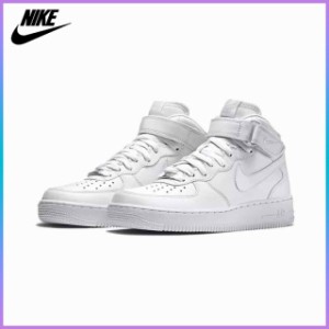 ナイキ スニーカー メンズ NIKE 新品 シューズ 靴 ナイキ NIKE AIR FORCE 1 MID 07 WHITEホワイト AF1 エアフォース 1 07 送料無料