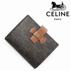 正規品 セリーヌ CELINE 財布 2つ折り財布 小銭入れ付き ウォレット ミニ スモール レディース ブランド クロスボディ オーバルパース