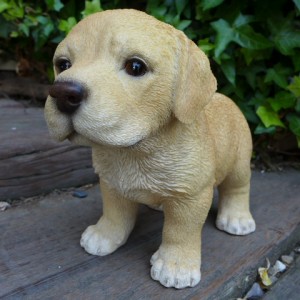 犬の置物　ラブラドール　いぬ　イヌ　動物 Ｔ１４０７１　オーナメント　ガーデン　オブジェ　庭　雑貨　ガーデニング　インテリア　雑