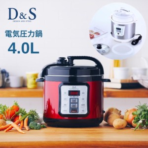 D&S 家庭用マイコン 電気 圧力鍋 4.0L STL-EC50 レシピ 4l