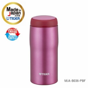 タイガー 水筒 魔法瓶 マグ 日本製 ステンレスボトル 360ML MJA-B036-PBF ブライトピンク/熱中症対策 グッズ 暑い対策1 運動会