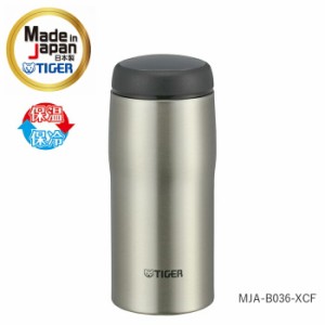 タイガー 水筒 魔法瓶 マグ 日本製 ステンレスボトル 360ML MJA-B036-XCF クリアステンレス/熱中症対策 グッズ 暑い対策1 運動会