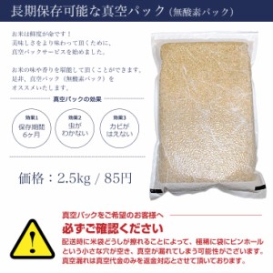 ※梱包のオプションです※ お米 真空パック 一袋 2.5kg 2.5キロ 梱包 パッケージ ※お米は商品に含まれません※