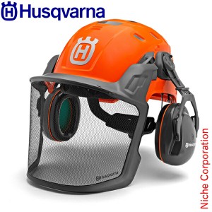 ハスクバーナ ヘルメットテクニカル Husqvarna [ 585058401 ] H300 蛍光オレンジ チェーンソー 伐採 チェンソー 林業 草刈り 刈払い 刈払