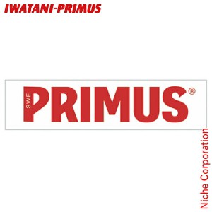 イワタニプリムス IWATANI-PRIMUS ステッカー S レッド [ P-ST-RD1 ] アウトドア ステッカー キャンプ シール ロゴ